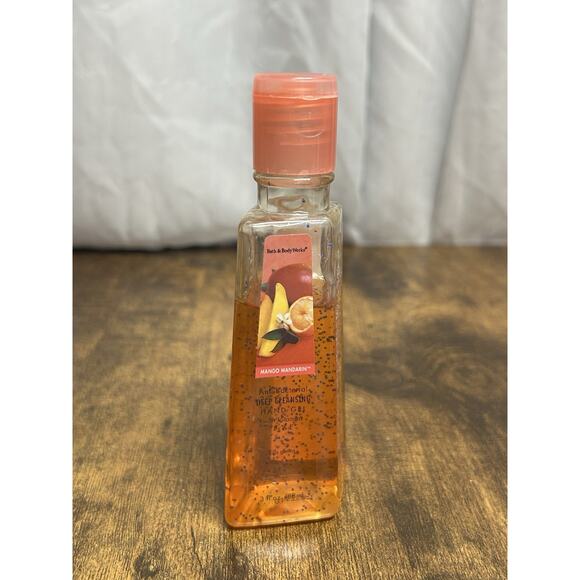 VTG Y2K Bath & Body Works Moisturizing Hand Gel Anti Bacterial Mango Mandarin 00 - Picture 1 of 9